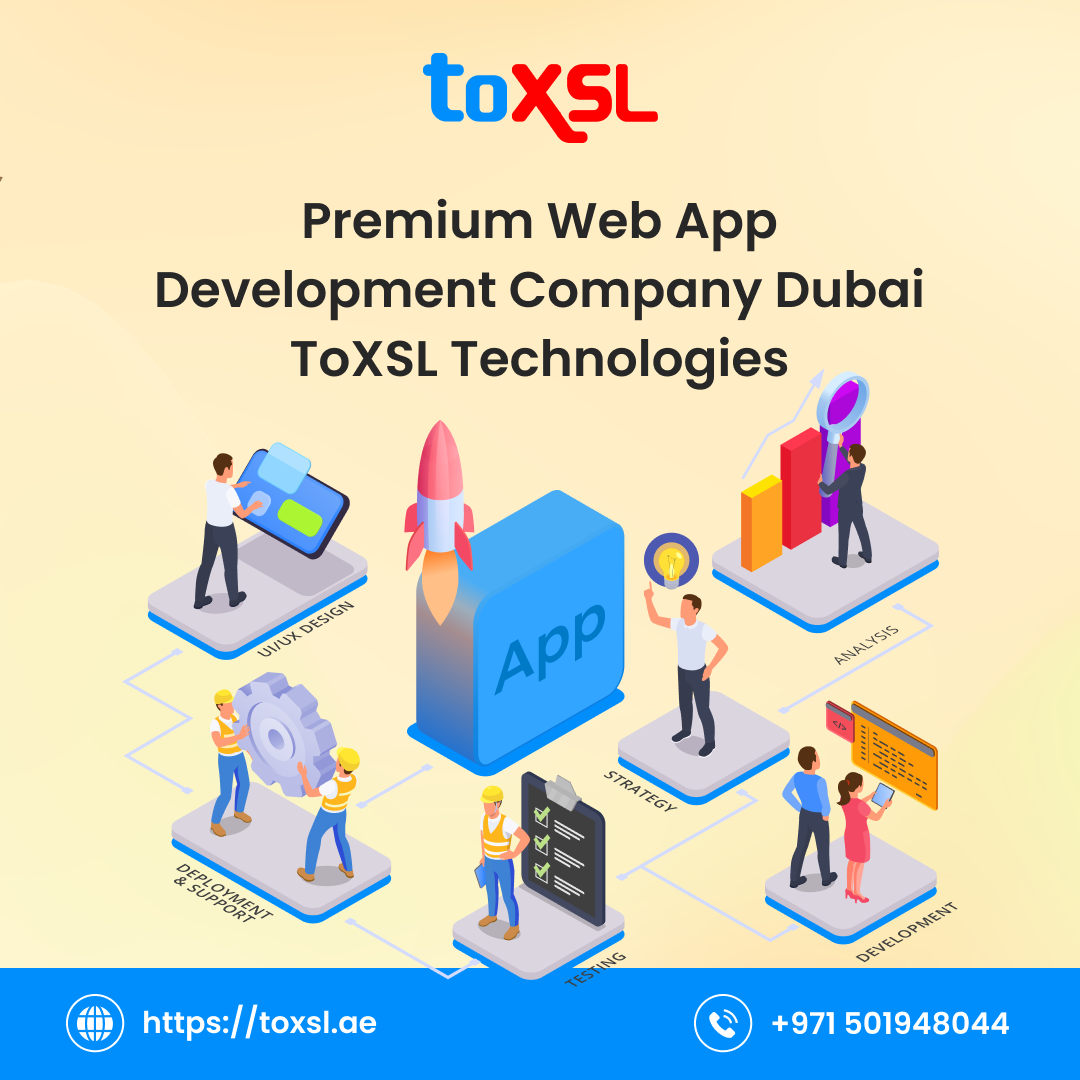 Transforming Ideas into Interactive Applications Web App Development Services in UAE | ToXSL Technologies