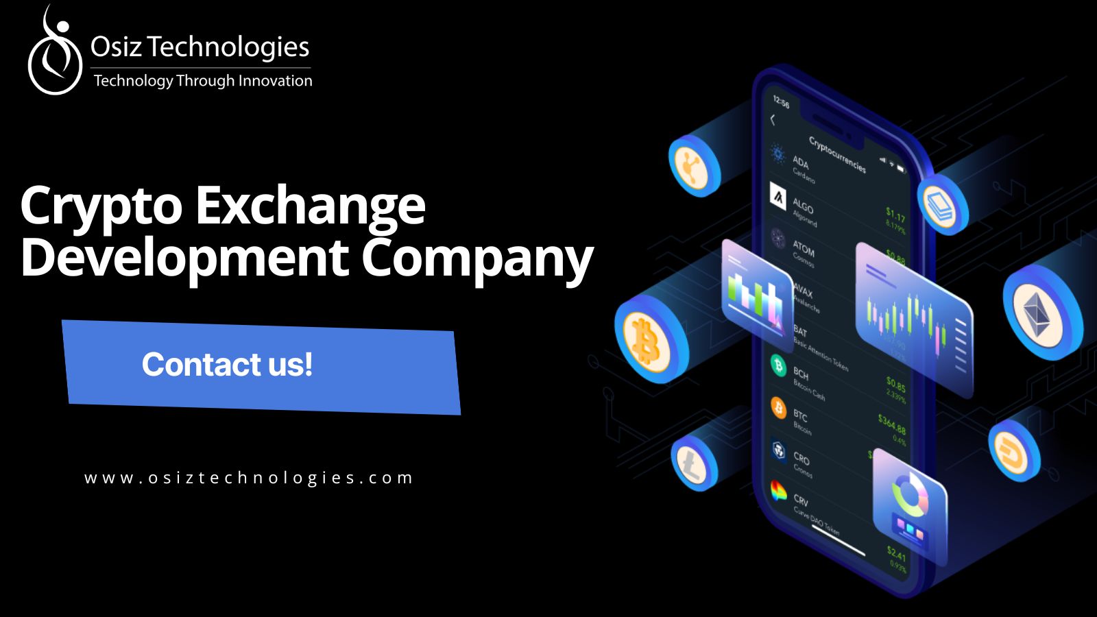 Launch Your Own Crypto Exchange with Osiz Expert Development Services!