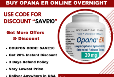 Purchase Opana 40mg Online Best Deals & Quick Shipping