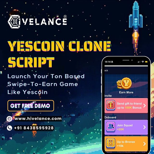 Yescoin clone script Swipe Your Way to Riches: Earn Coins with Yescoin