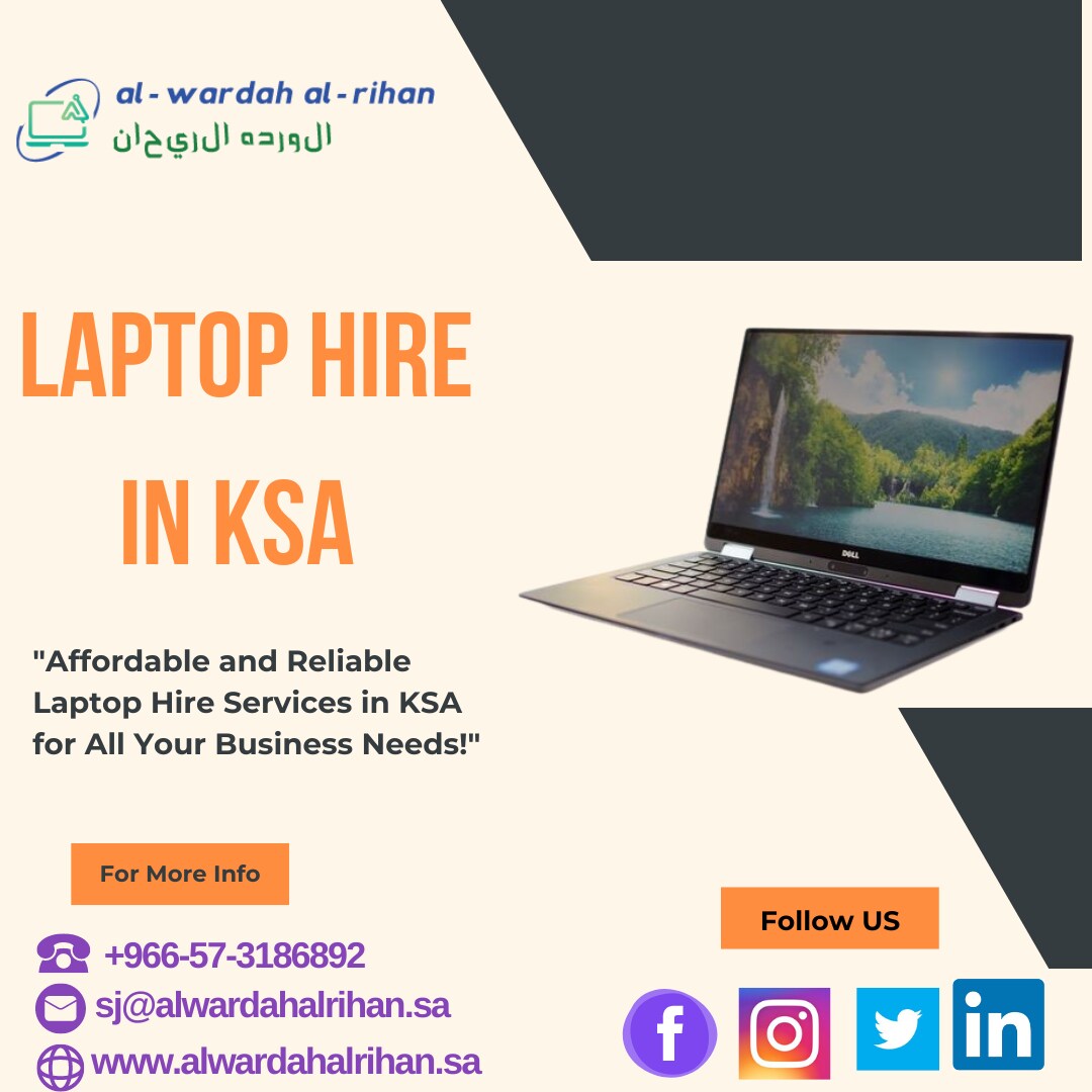 Why Choose LapTop Hire for Corporate Events in Saudi Arabia?