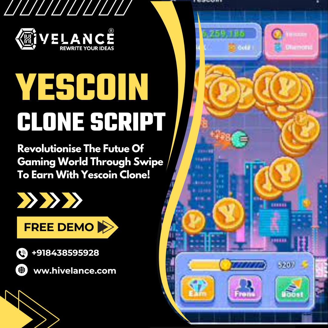 Yescoin clone script: Launch your own swipe to earn gaming platform today!