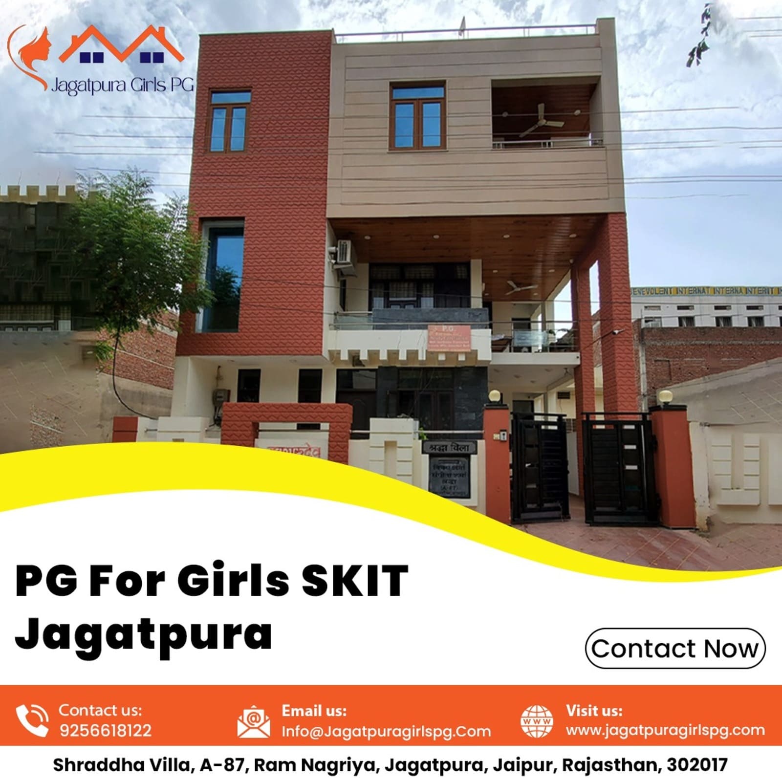 Girls pg near skit Jagatpura