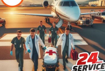 Hire Top-class Vedanta Air Ambulance services in Gorakhpur with Advanced ICU Setup