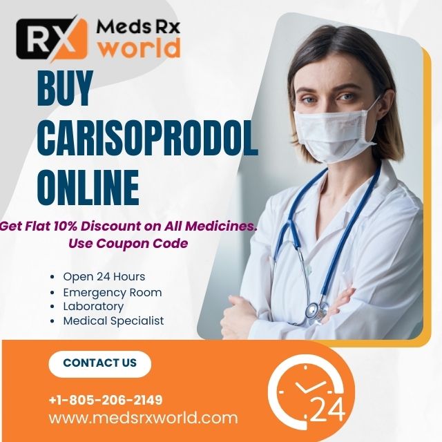 Order Carisoprodol Online with Same Day Delivery Service