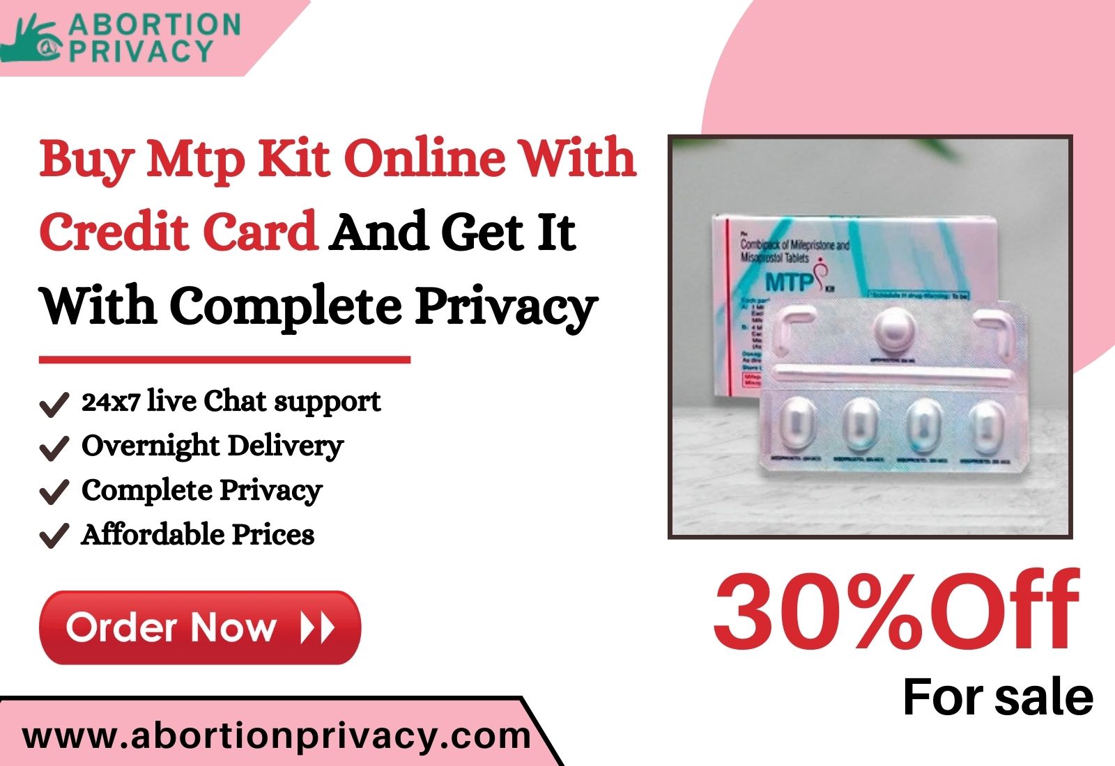 Buy Mtp Kit Online With Credit Card And Get It With Complete Privacy