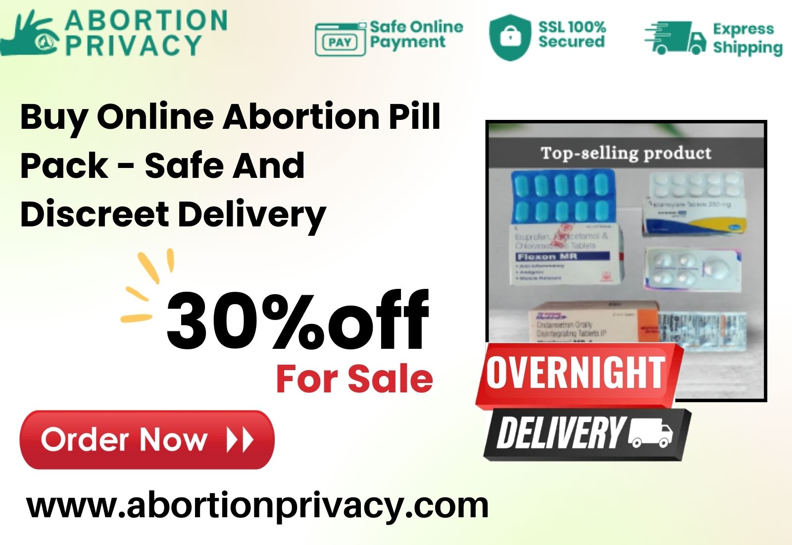 Buy Online Abortion Pill Pack – Safe And Discreet Delivery